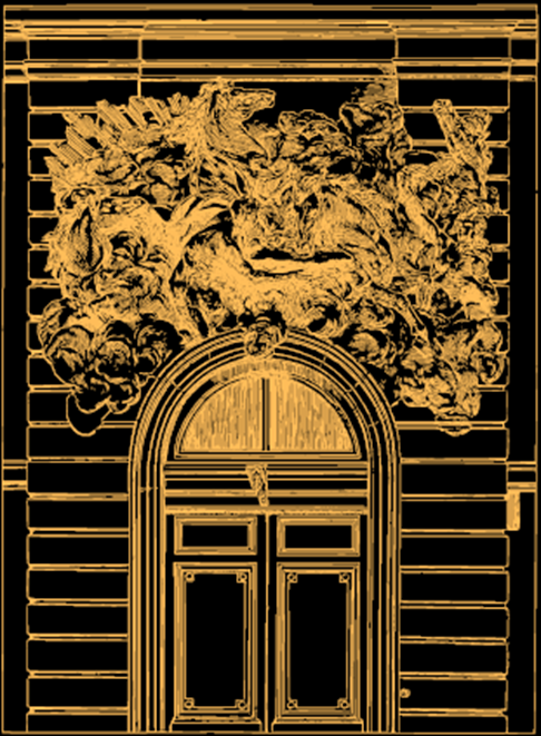 Puerta Pasaje hacia mí